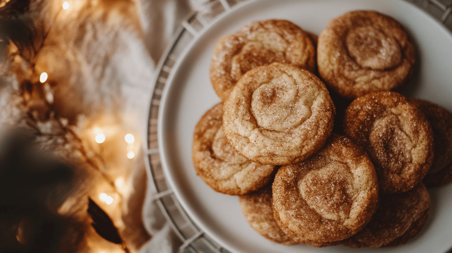 Cream Cheese Snickerdoodle Cookies